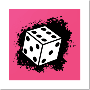 roll the dice, lucky charm Posters and Art